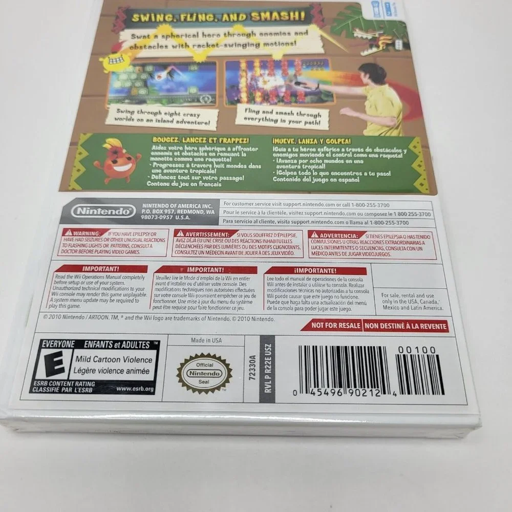 New Fling Smash Game for Wii‎ Factory Sealed Video Game Family Fun